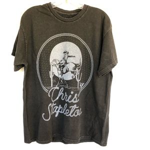 Chris Stapleton Garment Dyed Boyfriend T shirt